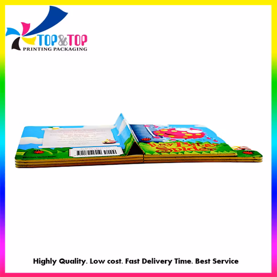 Factory Custom Die Cut Cheap Hard Cover Children Coloring Story Board Books Printing Service